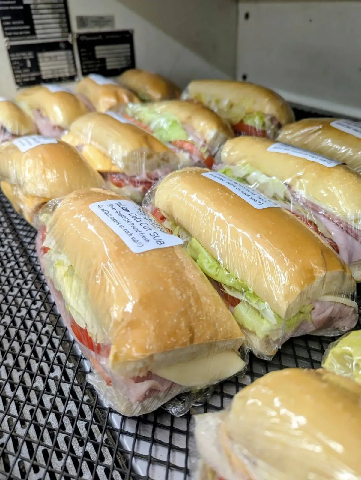 Freshly made subs from the deli